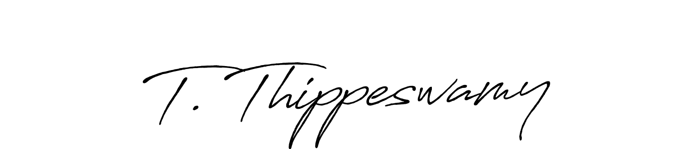 Also we have T. Thippeswamy name is the best signature style. Create professional handwritten signature collection using Antro_Vectra_Bolder autograph style. T. Thippeswamy signature style 7 images and pictures png