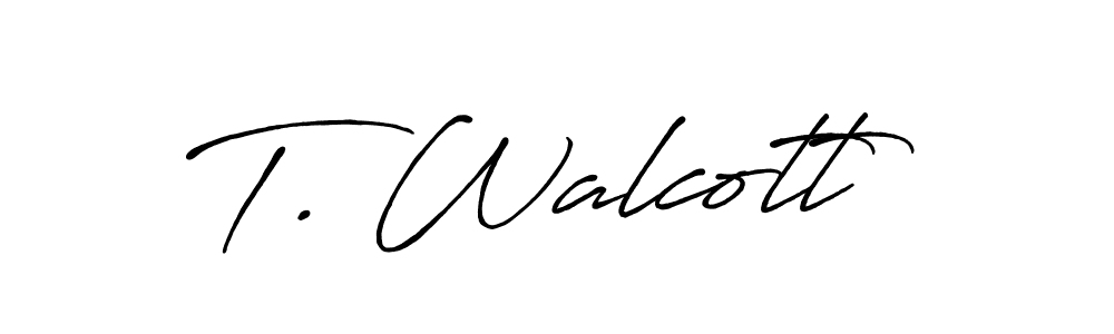 Once you've used our free online signature maker to create your best signature Antro_Vectra_Bolder style, it's time to enjoy all of the benefits that T. Walcott name signing documents. T. Walcott signature style 7 images and pictures png