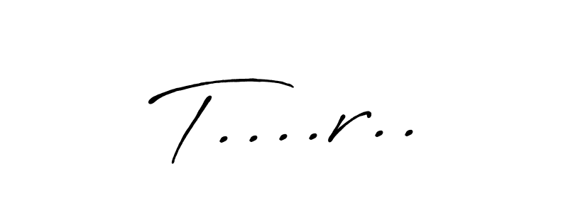 Once you've used our free online signature maker to create your best signature Antro_Vectra_Bolder style, it's time to enjoy all of the benefits that T....r.. name signing documents. T....r.. signature style 7 images and pictures png