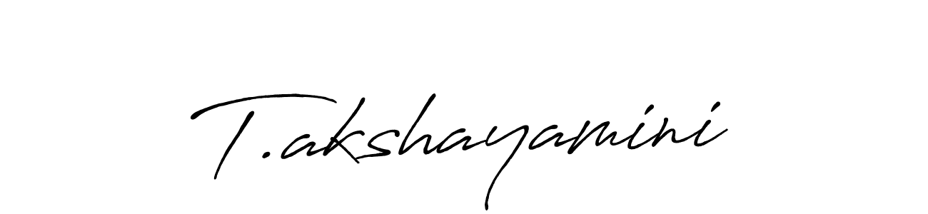 It looks lik you need a new signature style for name T.akshayamini. Design unique handwritten (Antro_Vectra_Bolder) signature with our free signature maker in just a few clicks. T.akshayamini signature style 7 images and pictures png