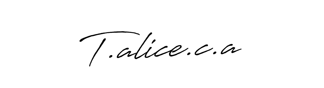 Here are the top 10 professional signature styles for the name T.alice.c.a. These are the best autograph styles you can use for your name. T.alice.c.a signature style 7 images and pictures png