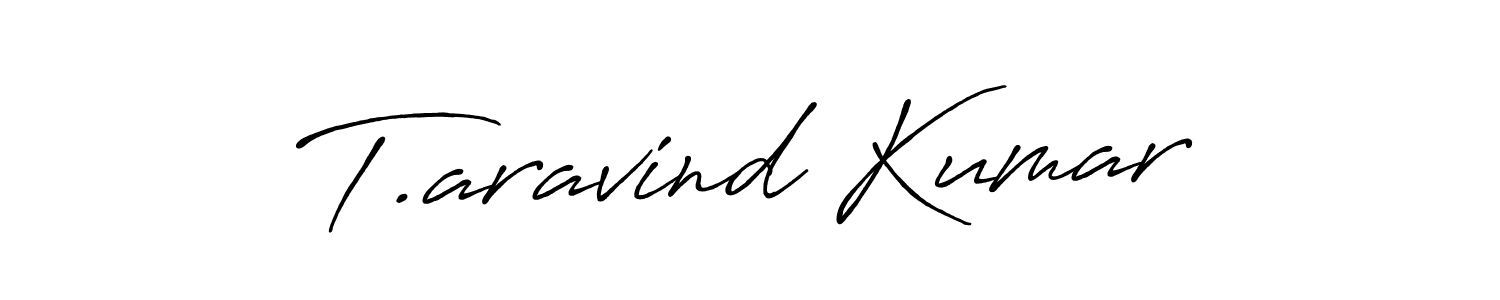 How to make T.aravind Kumar signature? Antro_Vectra_Bolder is a professional autograph style. Create handwritten signature for T.aravind Kumar name. T.aravind Kumar signature style 7 images and pictures png