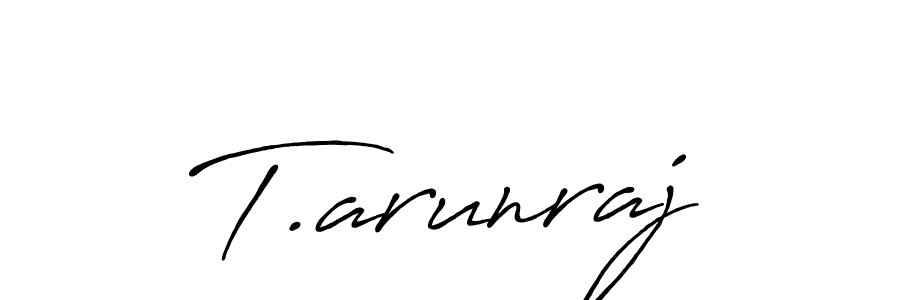 This is the best signature style for the T.arunraj name. Also you like these signature font (Antro_Vectra_Bolder). Mix name signature. T.arunraj signature style 7 images and pictures png