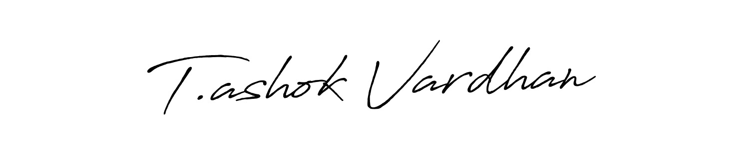 You can use this online signature creator to create a handwritten signature for the name T.ashok Vardhan. This is the best online autograph maker. T.ashok Vardhan signature style 7 images and pictures png