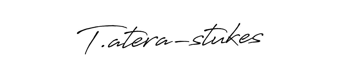 Antro_Vectra_Bolder is a professional signature style that is perfect for those who want to add a touch of class to their signature. It is also a great choice for those who want to make their signature more unique. Get T.atera-stukes name to fancy signature for free. T.atera-stukes signature style 7 images and pictures png