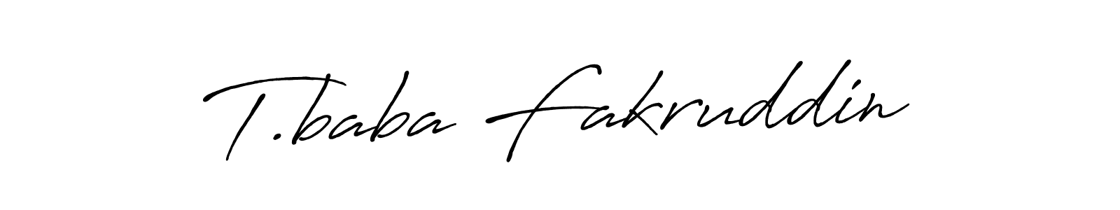 T.baba Fakruddin stylish signature style. Best Handwritten Sign (Antro_Vectra_Bolder) for my name. Handwritten Signature Collection Ideas for my name T.baba Fakruddin. T.baba Fakruddin signature style 7 images and pictures png