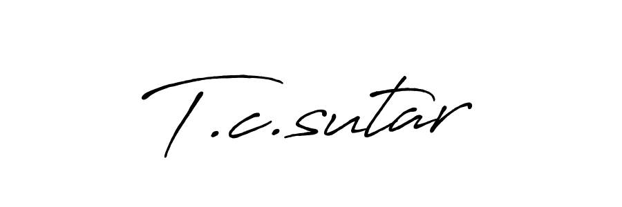 Antro_Vectra_Bolder is a professional signature style that is perfect for those who want to add a touch of class to their signature. It is also a great choice for those who want to make their signature more unique. Get T.c.sutar name to fancy signature for free. T.c.sutar signature style 7 images and pictures png