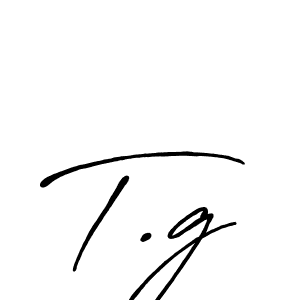 How to make T.g name signature. Use Antro_Vectra_Bolder style for creating short signs online. This is the latest handwritten sign. T.g signature style 7 images and pictures png