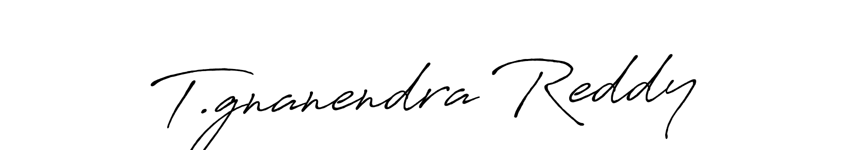 T.gnanendra Reddy stylish signature style. Best Handwritten Sign (Antro_Vectra_Bolder) for my name. Handwritten Signature Collection Ideas for my name T.gnanendra Reddy. T.gnanendra Reddy signature style 7 images and pictures png