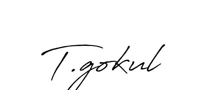 See photos of T.gokul official signature by Spectra . Check more albums & portfolios. Read reviews & check more about Antro_Vectra_Bolder font. T.gokul signature style 7 images and pictures png