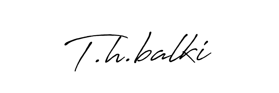 Once you've used our free online signature maker to create your best signature Antro_Vectra_Bolder style, it's time to enjoy all of the benefits that T.h.balki name signing documents. T.h.balki signature style 7 images and pictures png