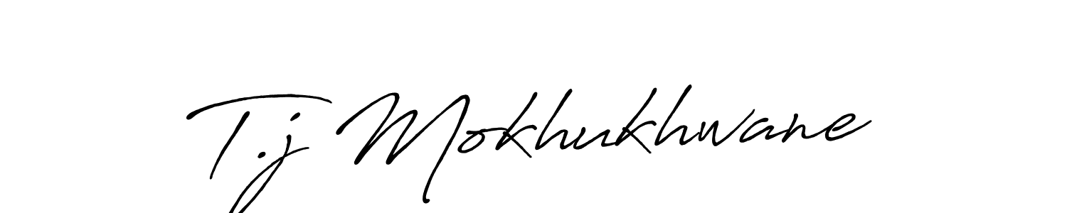 How to make T.j Mokhukhwane name signature. Use Antro_Vectra_Bolder style for creating short signs online. This is the latest handwritten sign. T.j Mokhukhwane signature style 7 images and pictures png