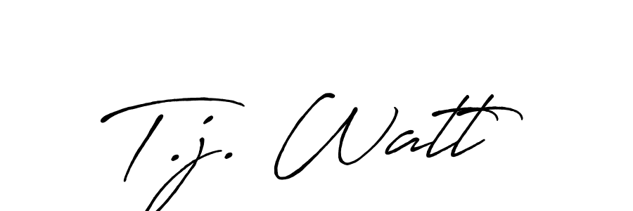 Use a signature maker to create a handwritten signature online. With this signature software, you can design (Antro_Vectra_Bolder) your own signature for name T.j. Watt. T.j. Watt signature style 7 images and pictures png