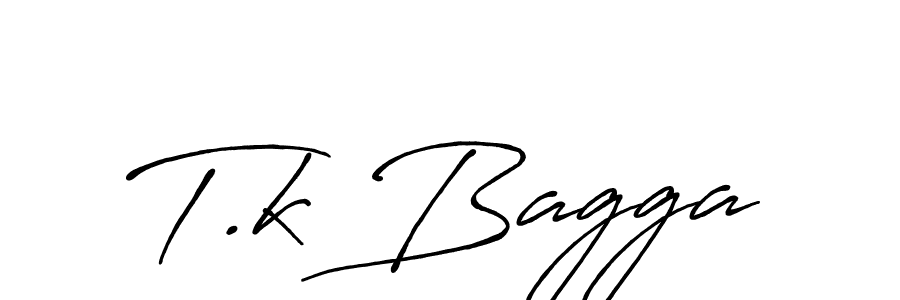 Use a signature maker to create a handwritten signature online. With this signature software, you can design (Antro_Vectra_Bolder) your own signature for name T.k Bagga. T.k Bagga signature style 7 images and pictures png