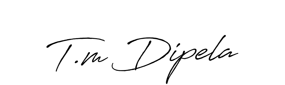 Best and Professional Signature Style for T.m Dipela. Antro_Vectra_Bolder Best Signature Style Collection. T.m Dipela signature style 7 images and pictures png