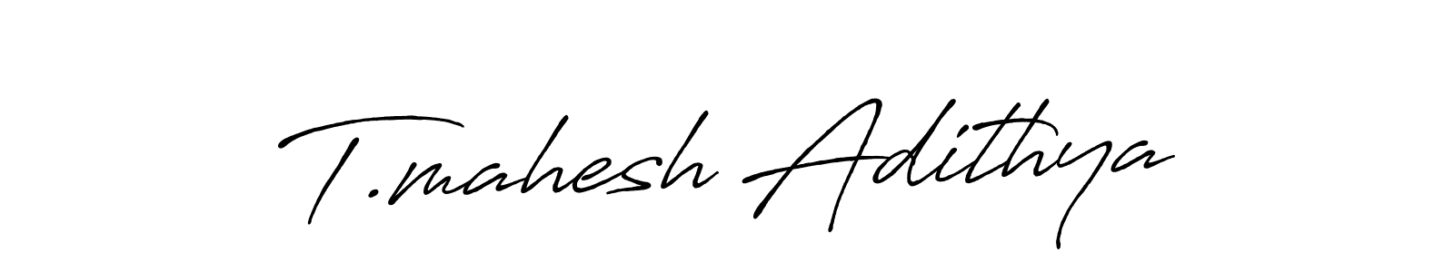 Similarly Antro_Vectra_Bolder is the best handwritten signature design. Signature creator online .You can use it as an online autograph creator for name T.mahesh Adithya. T.mahesh Adithya signature style 7 images and pictures png