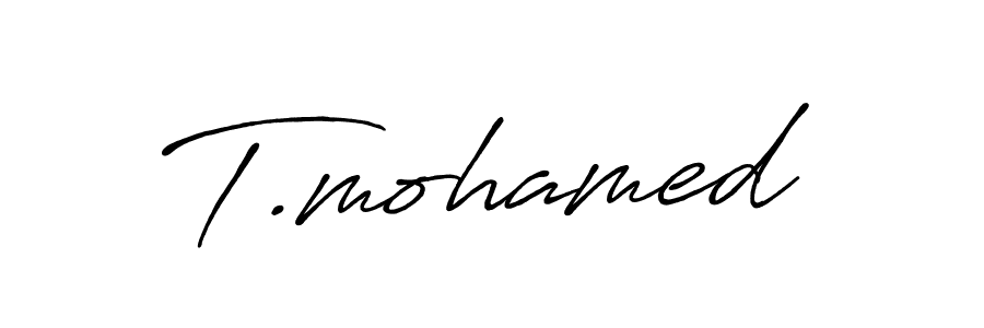 Also You can easily find your signature by using the search form. We will create T.mohamed name handwritten signature images for you free of cost using Antro_Vectra_Bolder sign style. T.mohamed signature style 7 images and pictures png