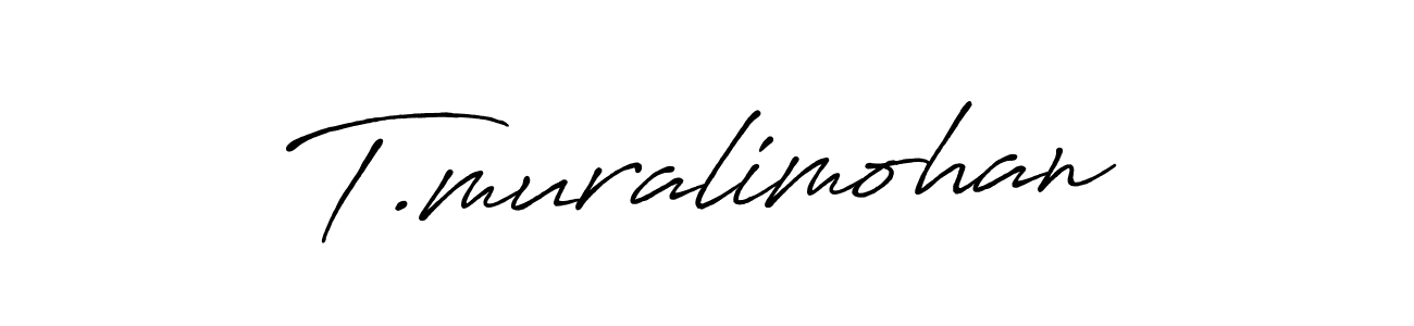 Once you've used our free online signature maker to create your best signature Antro_Vectra_Bolder style, it's time to enjoy all of the benefits that T.muralimohan name signing documents. T.muralimohan signature style 7 images and pictures png