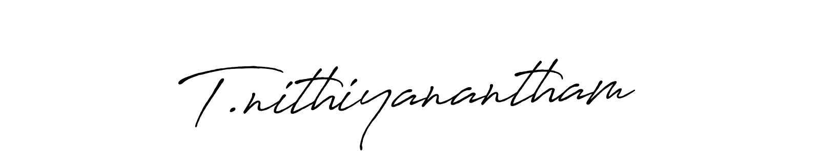 Make a beautiful signature design for name T.nithiyanantham. Use this online signature maker to create a handwritten signature for free. T.nithiyanantham signature style 7 images and pictures png