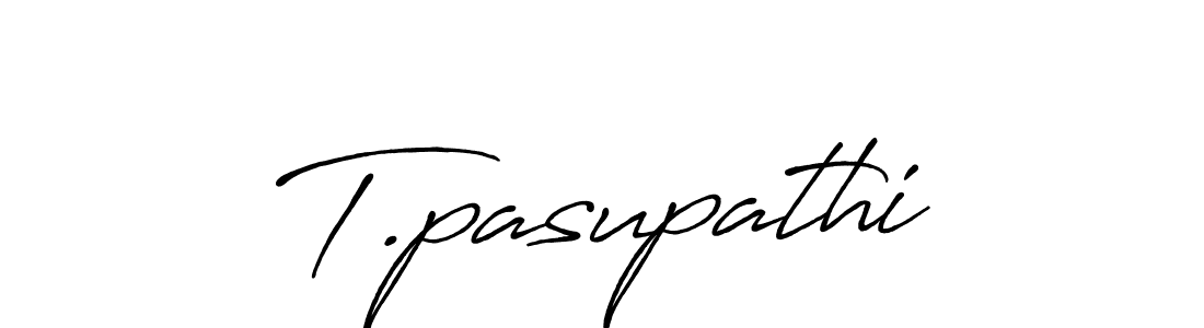 Also we have T.pasupathi name is the best signature style. Create professional handwritten signature collection using Antro_Vectra_Bolder autograph style. T.pasupathi signature style 7 images and pictures png
