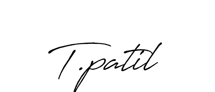 This is the best signature style for the T.patil name. Also you like these signature font (Antro_Vectra_Bolder). Mix name signature. T.patil signature style 7 images and pictures png