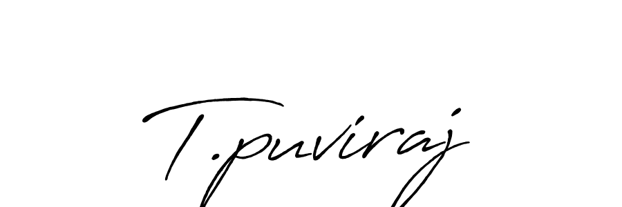 Make a beautiful signature design for name T.puviraj. Use this online signature maker to create a handwritten signature for free. T.puviraj signature style 7 images and pictures png