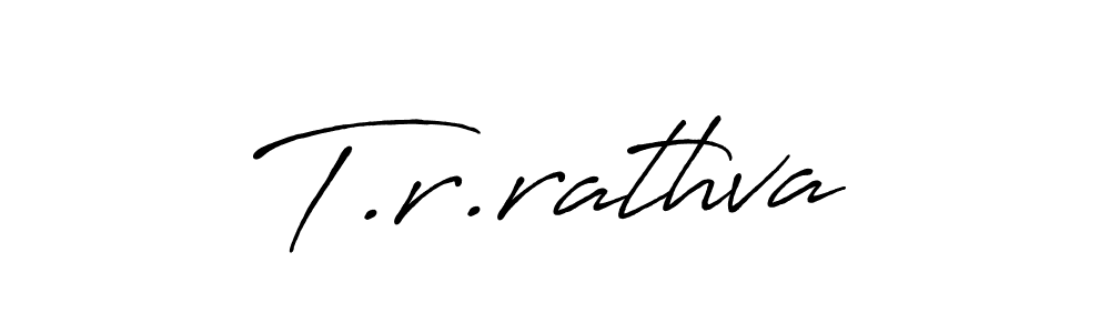 Similarly Antro_Vectra_Bolder is the best handwritten signature design. Signature creator online .You can use it as an online autograph creator for name T.r.rathva. T.r.rathva signature style 7 images and pictures png