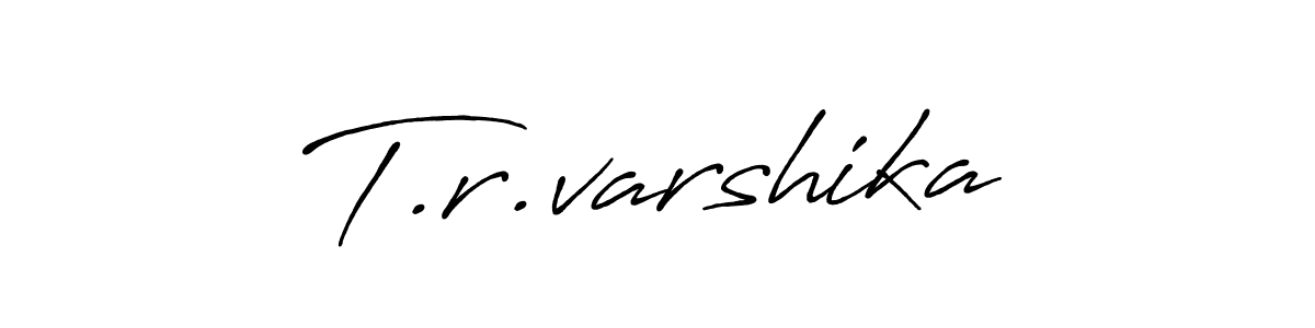 Once you've used our free online signature maker to create your best signature Antro_Vectra_Bolder style, it's time to enjoy all of the benefits that T.r.varshika name signing documents. T.r.varshika signature style 7 images and pictures png