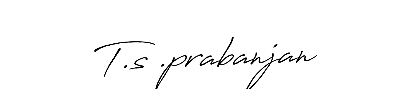 Similarly Antro_Vectra_Bolder is the best handwritten signature design. Signature creator online .You can use it as an online autograph creator for name T.s .prabanjan. T.s .prabanjan signature style 7 images and pictures png