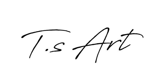 You should practise on your own different ways (Antro_Vectra_Bolder) to write your name (T.s Art) in signature. don't let someone else do it for you. T.s Art signature style 7 images and pictures png