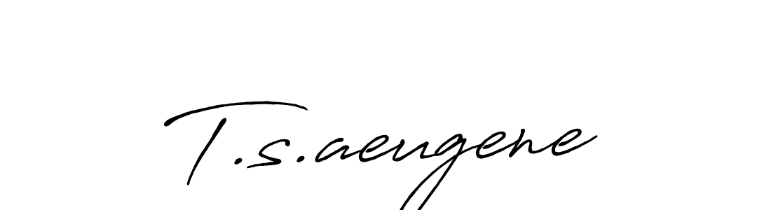 It looks lik you need a new signature style for name T.s.aeugene. Design unique handwritten (Antro_Vectra_Bolder) signature with our free signature maker in just a few clicks. T.s.aeugene signature style 7 images and pictures png