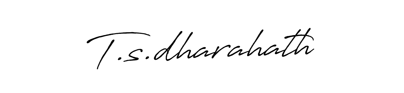 How to Draw T.s.dharahath signature style? Antro_Vectra_Bolder is a latest design signature styles for name T.s.dharahath. T.s.dharahath signature style 7 images and pictures png