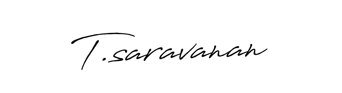 It looks lik you need a new signature style for name T.saravanan. Design unique handwritten (Antro_Vectra_Bolder) signature with our free signature maker in just a few clicks. T.saravanan signature style 7 images and pictures png