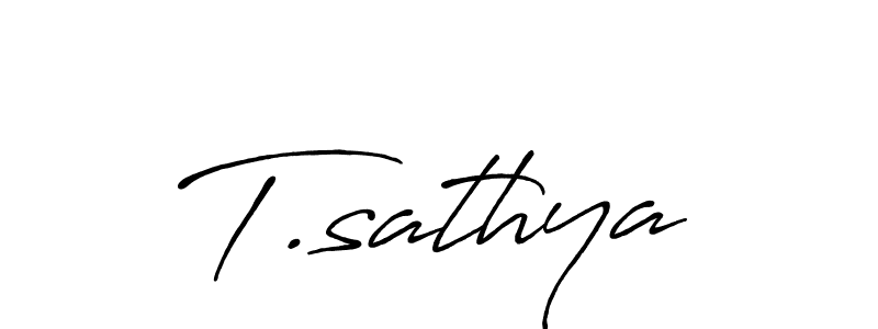 How to Draw T.sathya signature style? Antro_Vectra_Bolder is a latest design signature styles for name T.sathya. T.sathya signature style 7 images and pictures png