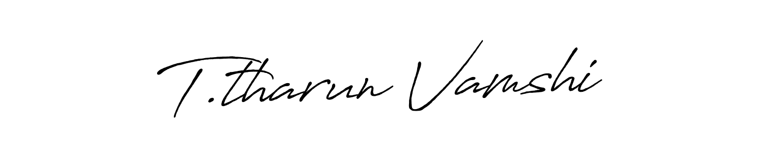 It looks lik you need a new signature style for name T.tharun Vamshi. Design unique handwritten (Antro_Vectra_Bolder) signature with our free signature maker in just a few clicks. T.tharun Vamshi signature style 7 images and pictures png