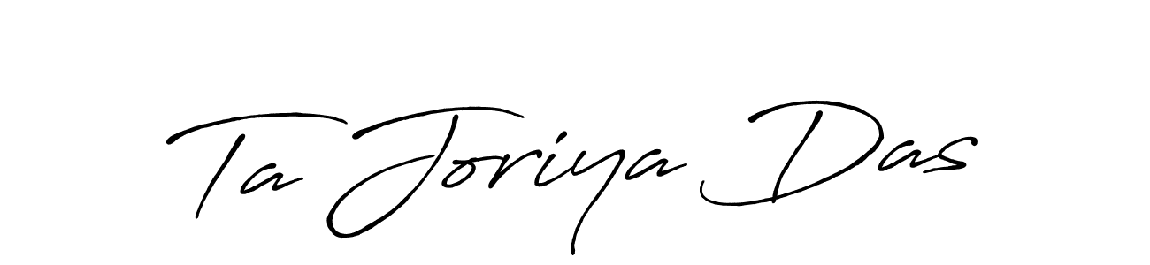 Here are the top 10 professional signature styles for the name Ta Joriya Das. These are the best autograph styles you can use for your name. Ta Joriya Das signature style 7 images and pictures png