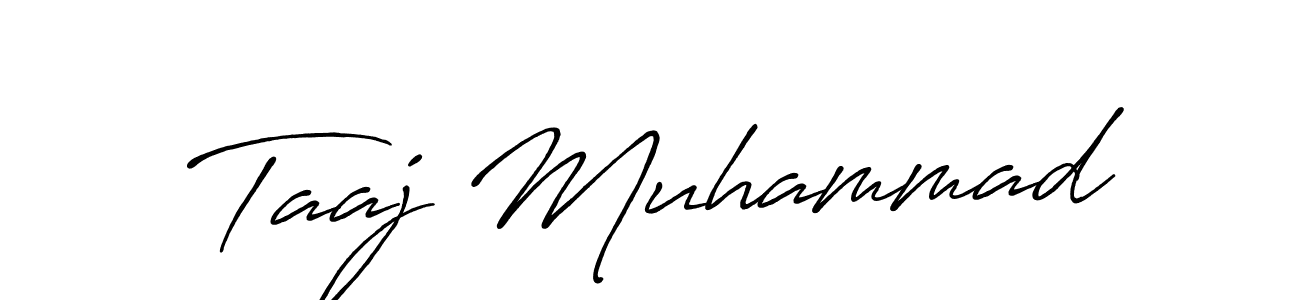 This is the best signature style for the Taaj Muhammad name. Also you like these signature font (Antro_Vectra_Bolder). Mix name signature. Taaj Muhammad signature style 7 images and pictures png