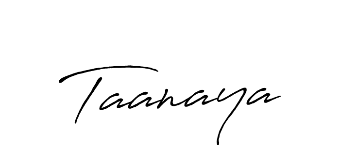 How to make Taanaya signature? Antro_Vectra_Bolder is a professional autograph style. Create handwritten signature for Taanaya name. Taanaya signature style 7 images and pictures png