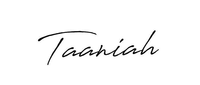 Make a beautiful signature design for name Taaniah. Use this online signature maker to create a handwritten signature for free. Taaniah signature style 7 images and pictures png