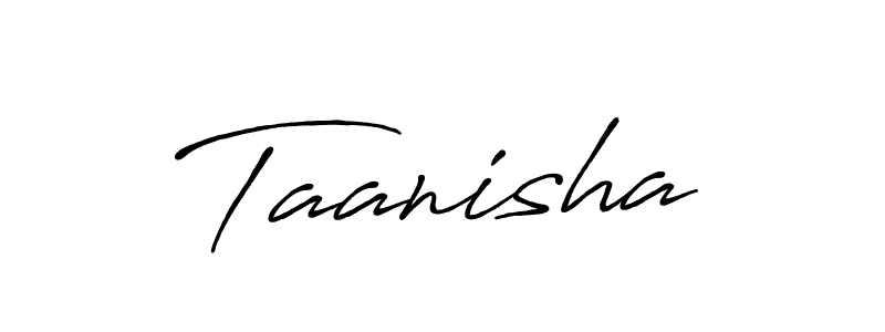 Make a beautiful signature design for name Taanisha. Use this online signature maker to create a handwritten signature for free. Taanisha signature style 7 images and pictures png