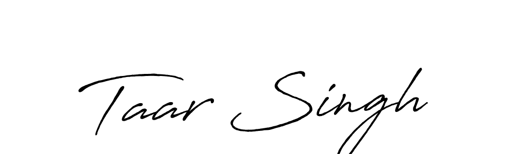 Design your own signature with our free online signature maker. With this signature software, you can create a handwritten (Antro_Vectra_Bolder) signature for name Taar Singh. Taar Singh signature style 7 images and pictures png