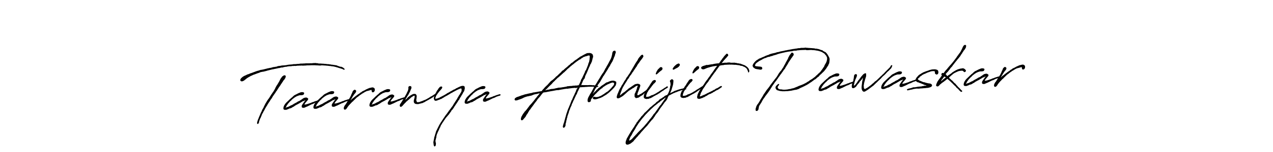 How to Draw Taaranya Abhijit Pawaskar signature style? Antro_Vectra_Bolder is a latest design signature styles for name Taaranya Abhijit Pawaskar. Taaranya Abhijit Pawaskar signature style 7 images and pictures png