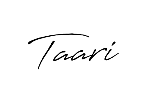 Make a beautiful signature design for name Taari. With this signature (Antro_Vectra_Bolder) style, you can create a handwritten signature for free. Taari signature style 7 images and pictures png