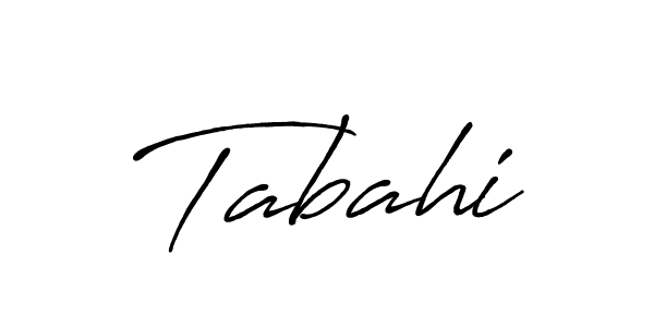 It looks lik you need a new signature style for name Tabahi. Design unique handwritten (Antro_Vectra_Bolder) signature with our free signature maker in just a few clicks. Tabahi signature style 7 images and pictures png