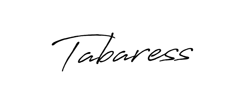 How to make Tabaress signature? Antro_Vectra_Bolder is a professional autograph style. Create handwritten signature for Tabaress name. Tabaress signature style 7 images and pictures png