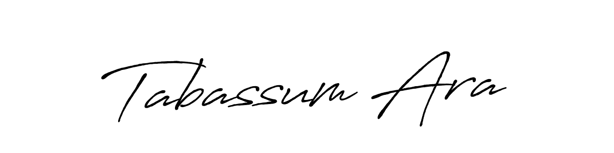 How to make Tabassum Ara signature? Antro_Vectra_Bolder is a professional autograph style. Create handwritten signature for Tabassum Ara name. Tabassum Ara signature style 7 images and pictures png