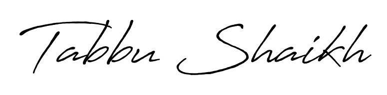 Tabbu Shaikh stylish signature style. Best Handwritten Sign (Antro_Vectra_Bolder) for my name. Handwritten Signature Collection Ideas for my name Tabbu Shaikh. Tabbu Shaikh signature style 7 images and pictures png