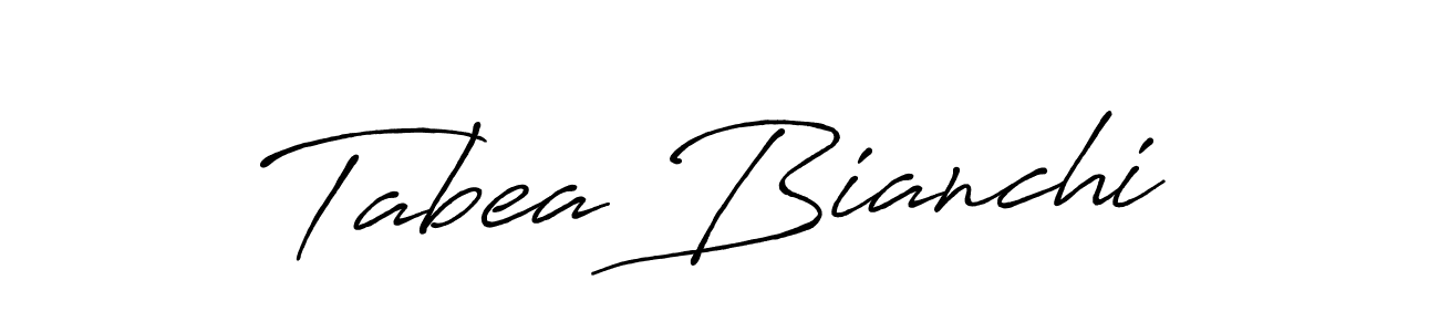 How to make Tabea Bianchi signature? Antro_Vectra_Bolder is a professional autograph style. Create handwritten signature for Tabea Bianchi name. Tabea Bianchi signature style 7 images and pictures png