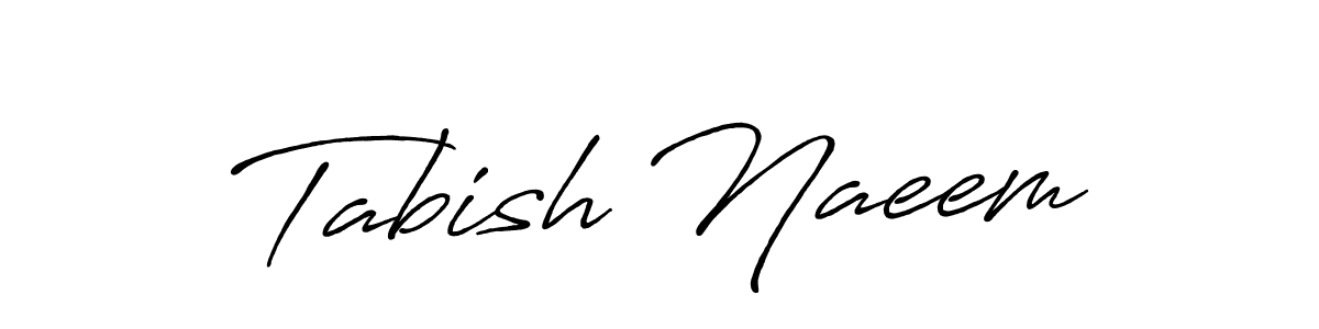 You should practise on your own different ways (Antro_Vectra_Bolder) to write your name (Tabish Naeem) in signature. don't let someone else do it for you. Tabish Naeem signature style 7 images and pictures png