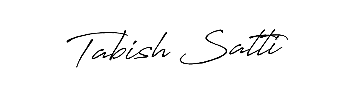 The best way (Antro_Vectra_Bolder) to make a short signature is to pick only two or three words in your name. The name Tabish Satti include a total of six letters. For converting this name. Tabish Satti signature style 7 images and pictures png